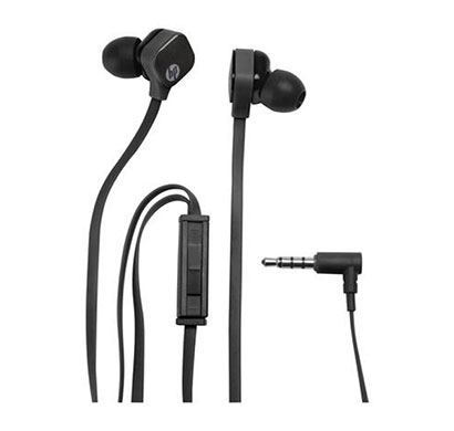 hp h2310 (j8h42aa) in-ear headset ( black)